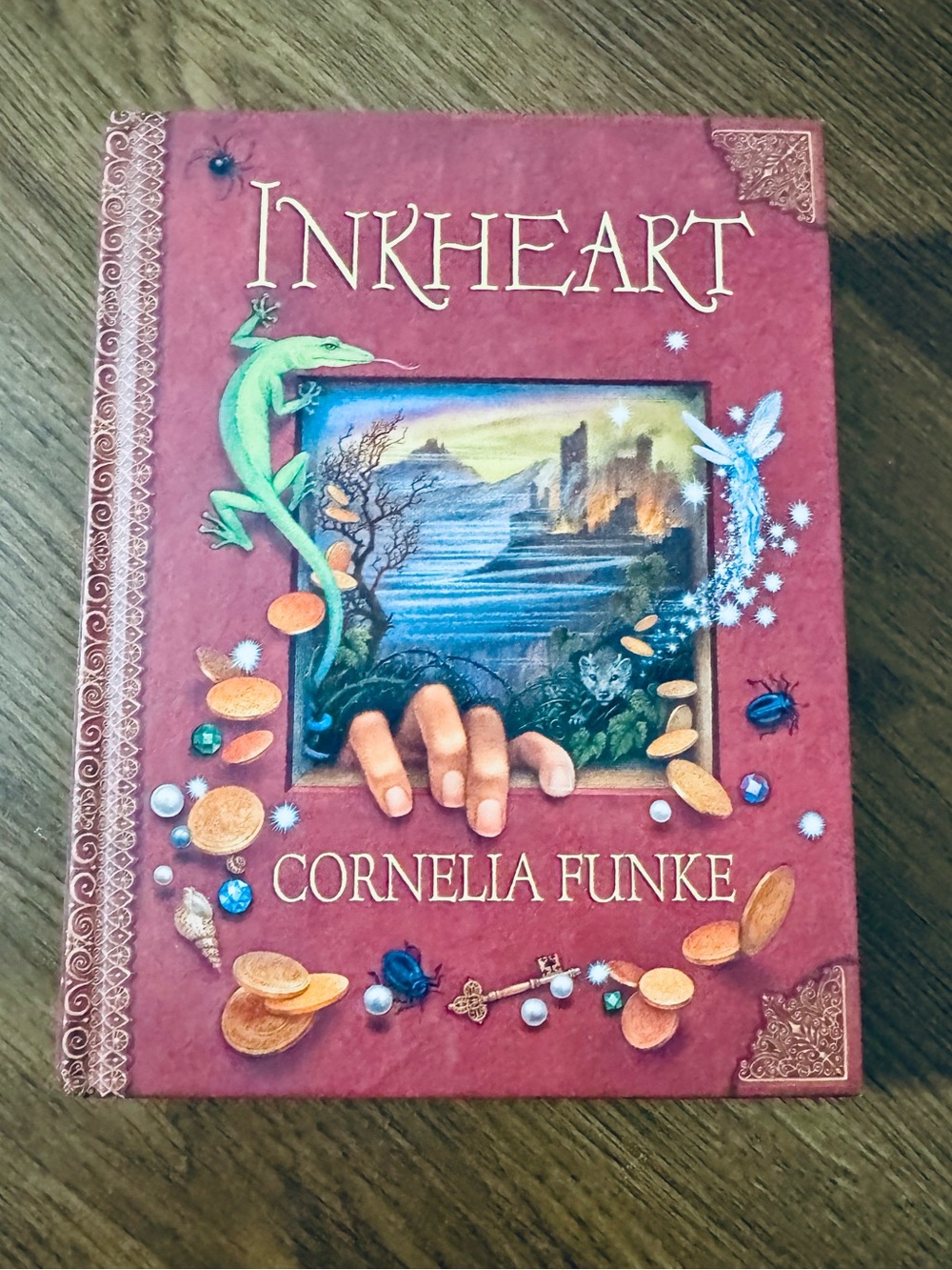 Inkheart by Cornelia Funke - Red Hardcover Book